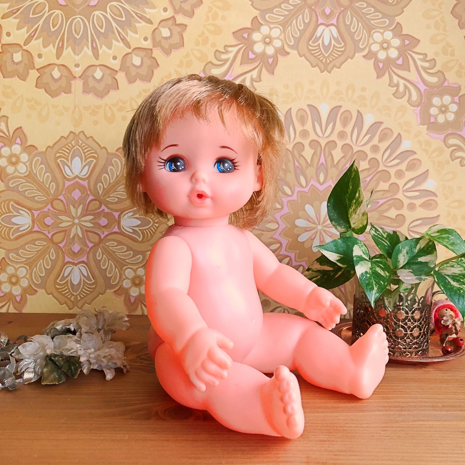 超レア 未使用 昭和レトロ2歳児人形 等身女の子 80㎝ 昭和レトロ】 ドール人形2体 洋服付き - メルカリ