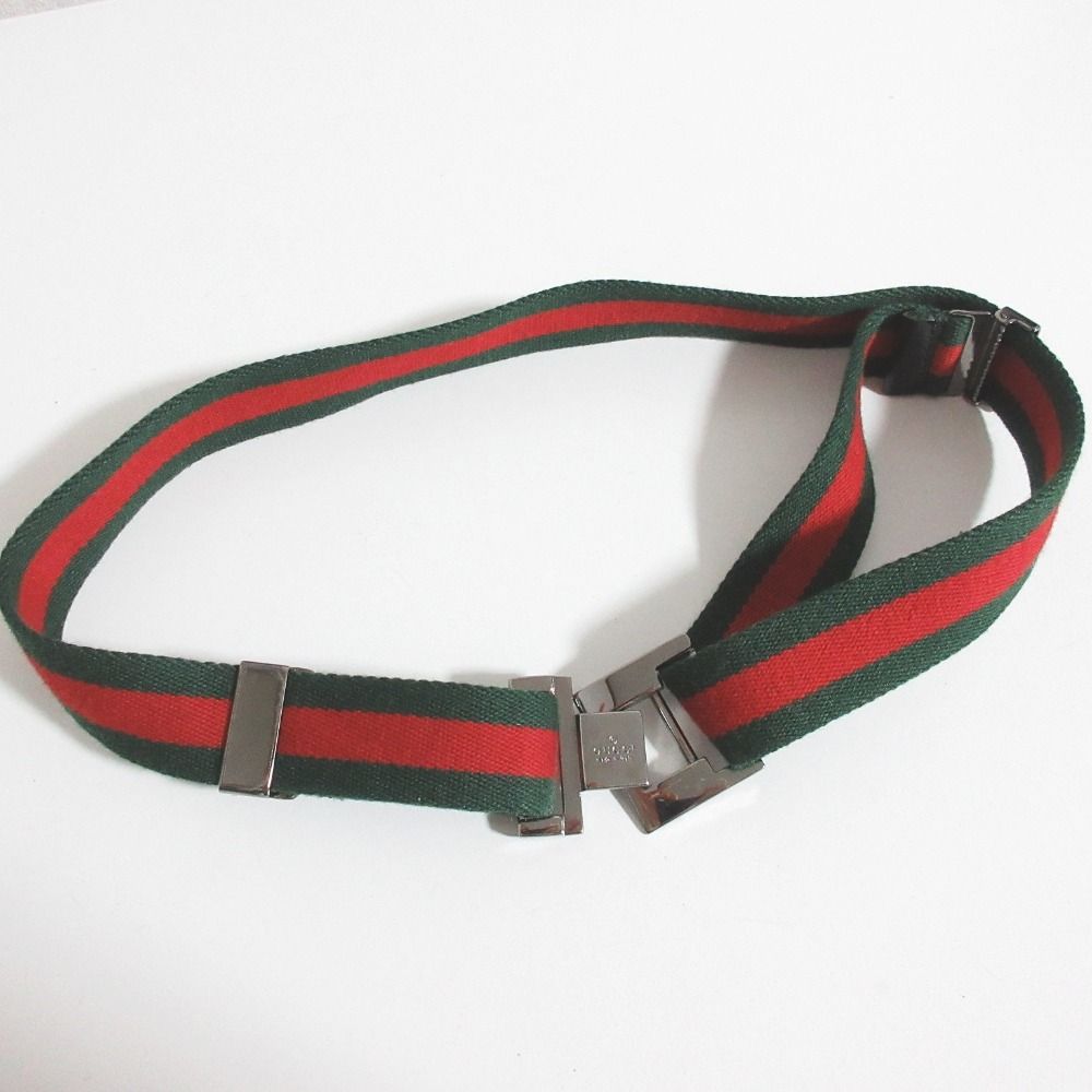 【中古美品】GUCCI グッチブラックパンツ シェリーラインウエストバンド 中古美品】GUCCI グッチブラックパンツ シェリーラインウエスト
