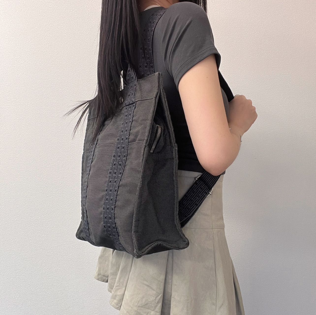 Hermes エルメス エールライン アド PM リュックサック グレー Hermes エルメス エールライン アド PM リュックサック グレー