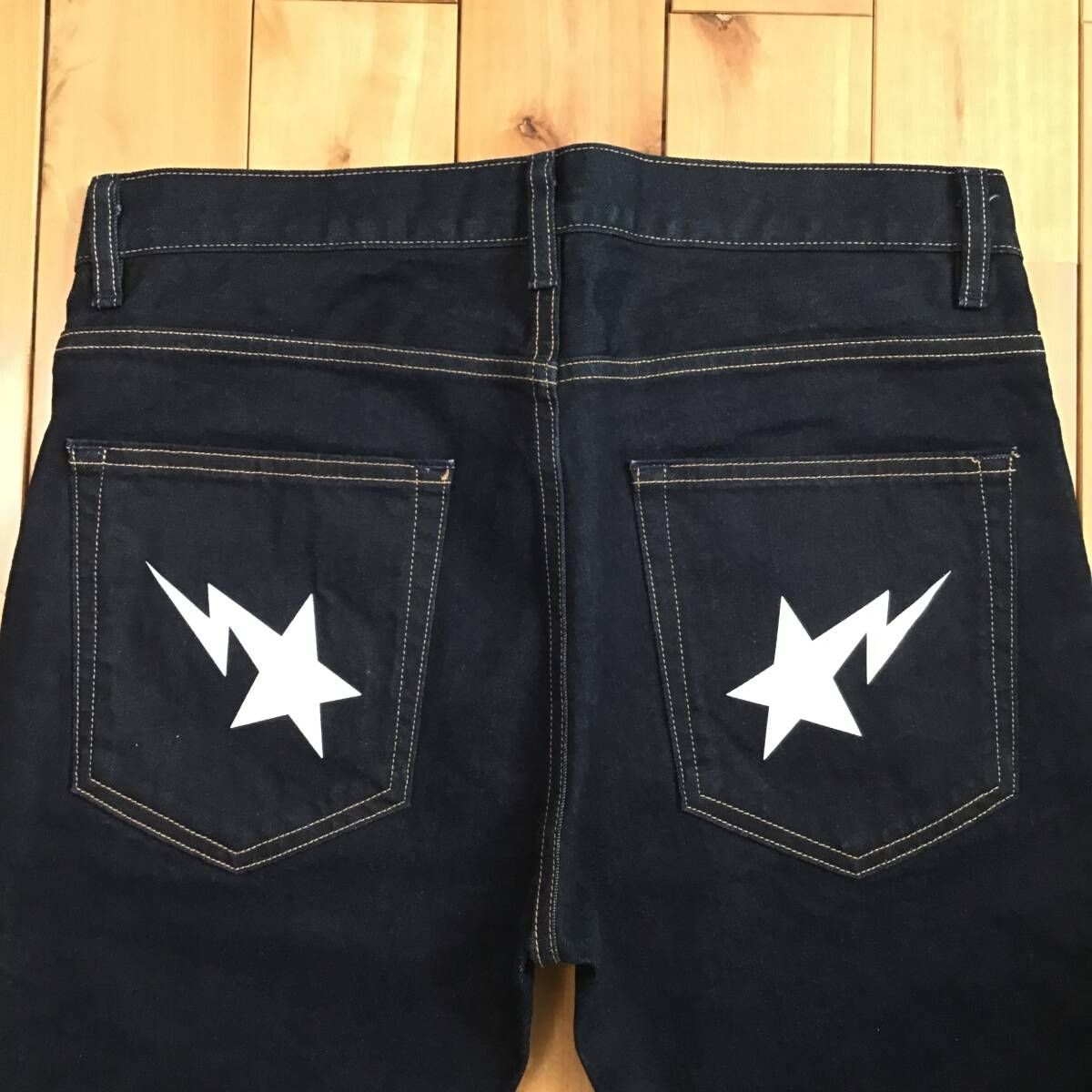 BAPE STA Denim Pants Mサイズ a bathing ape STAR BAPESTA スター 