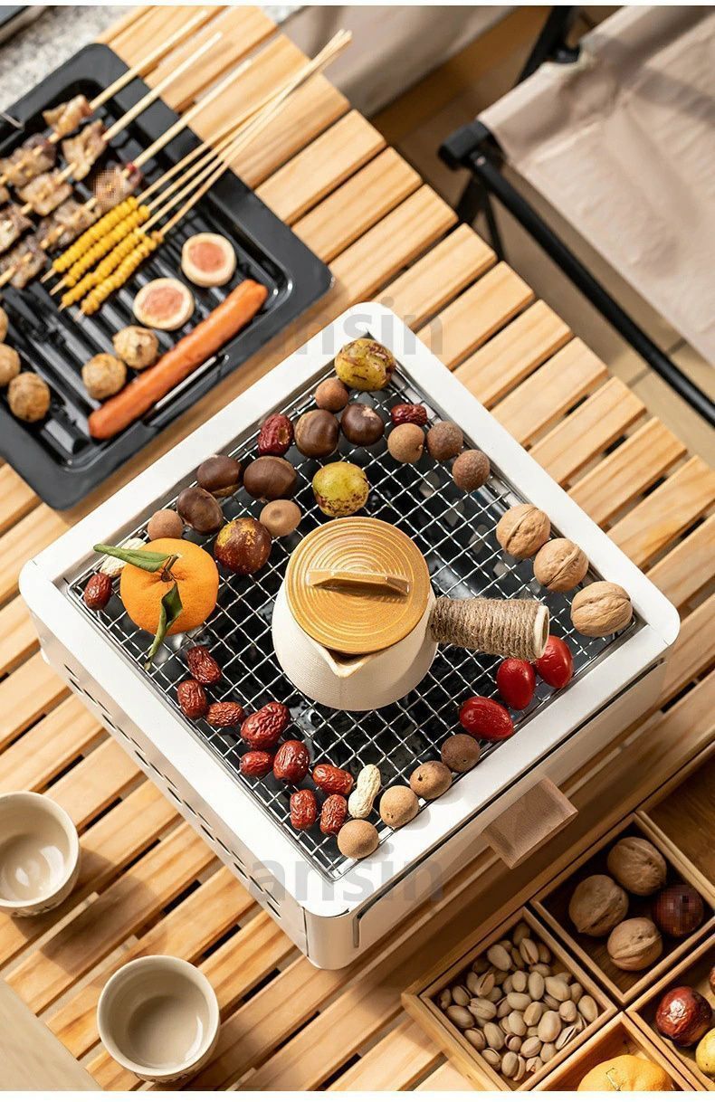 鉄板付き 網付き