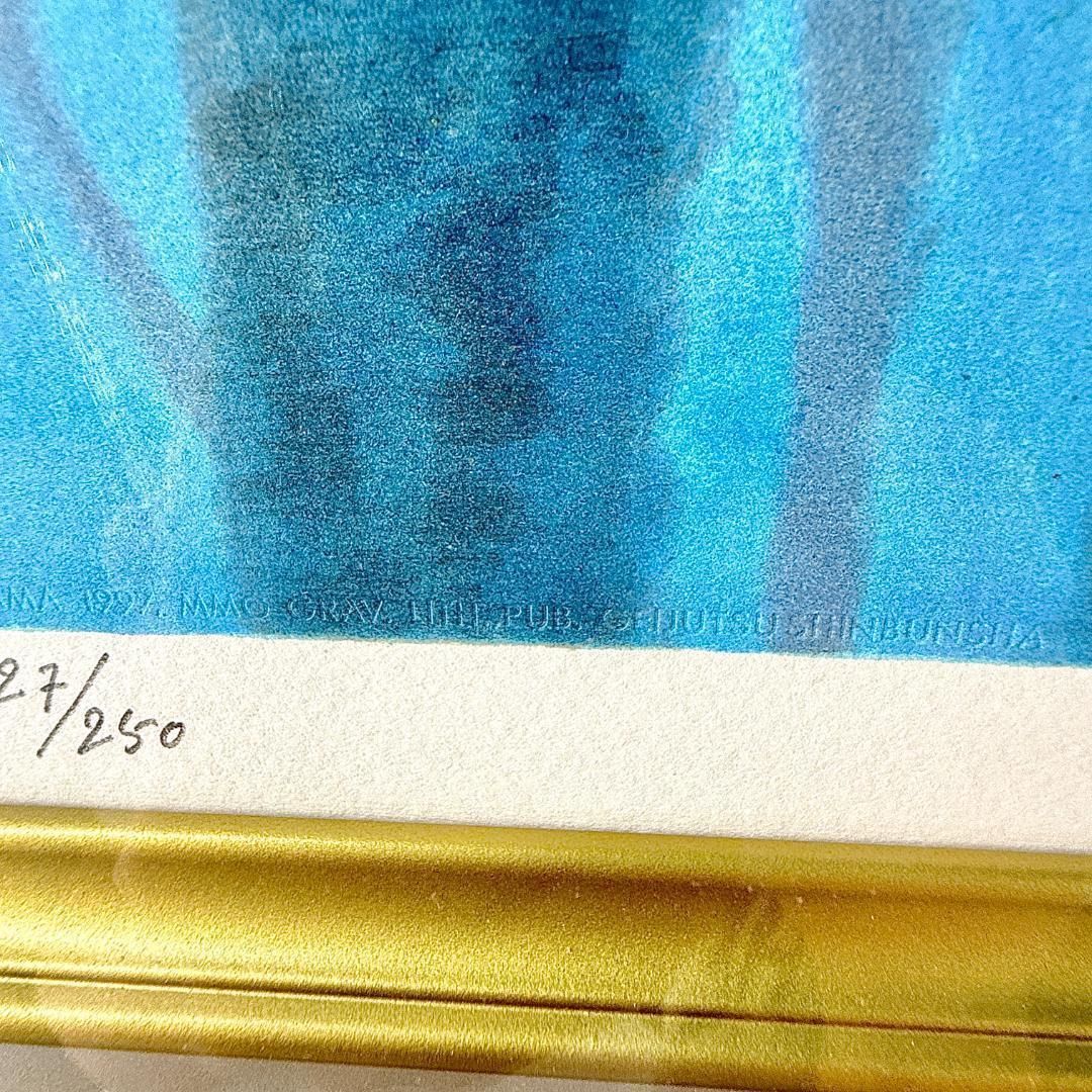 真作保証 東山魁夷 【冬映】 リトグラフ 美品 限定 250 1997年 真作保証 東山魁夷 【冬映】 リトグラフ 美品 限定 250 1997年 希少