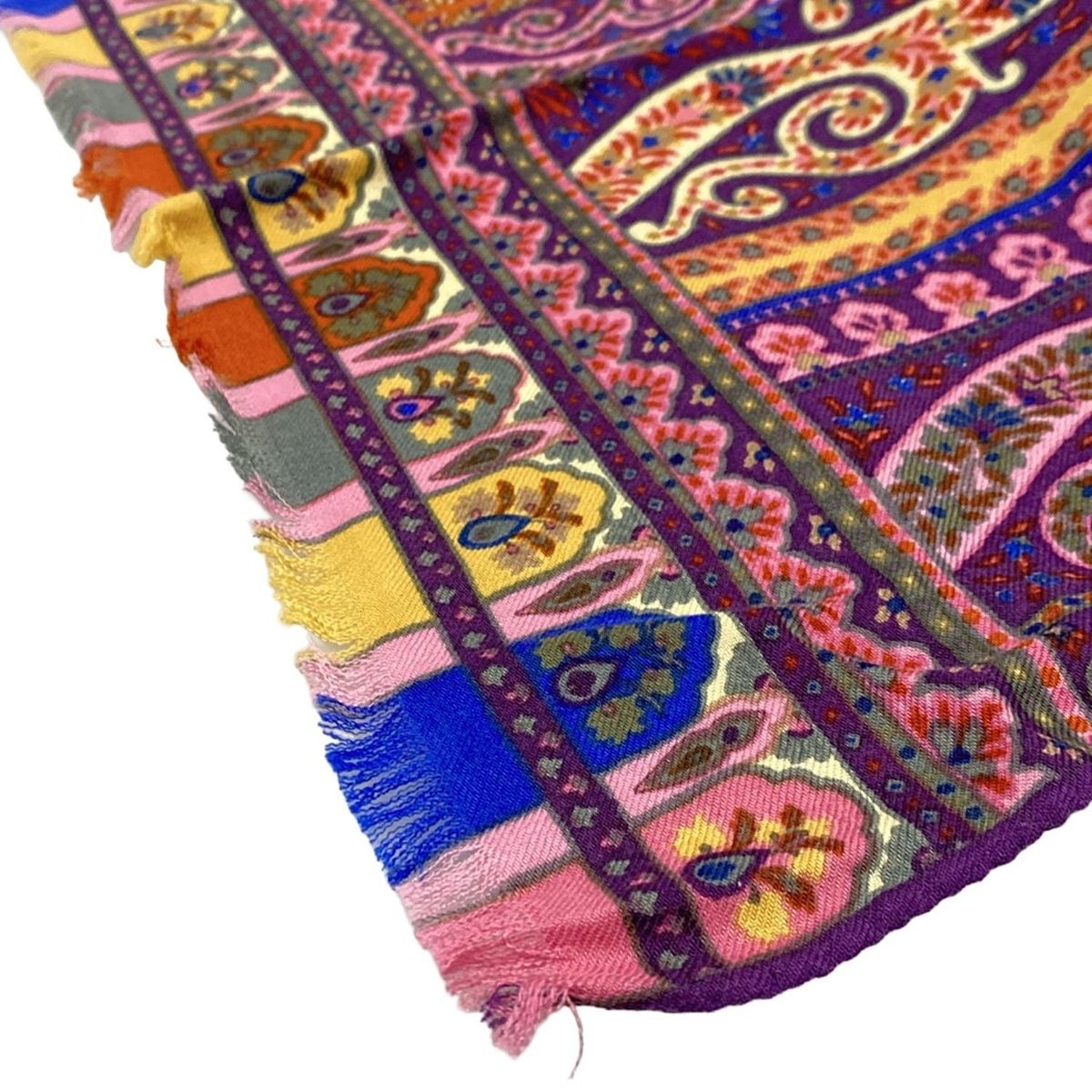 ETRO(エトロ) ストール(ショール) - パープル×ピンク×マルチ  