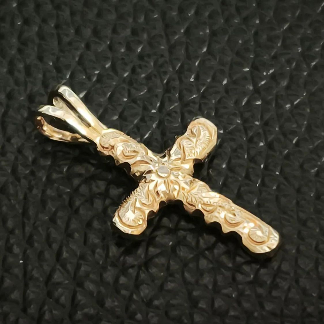 ヴィンテージ 美品】14K ハワイアンジュエリー クロス