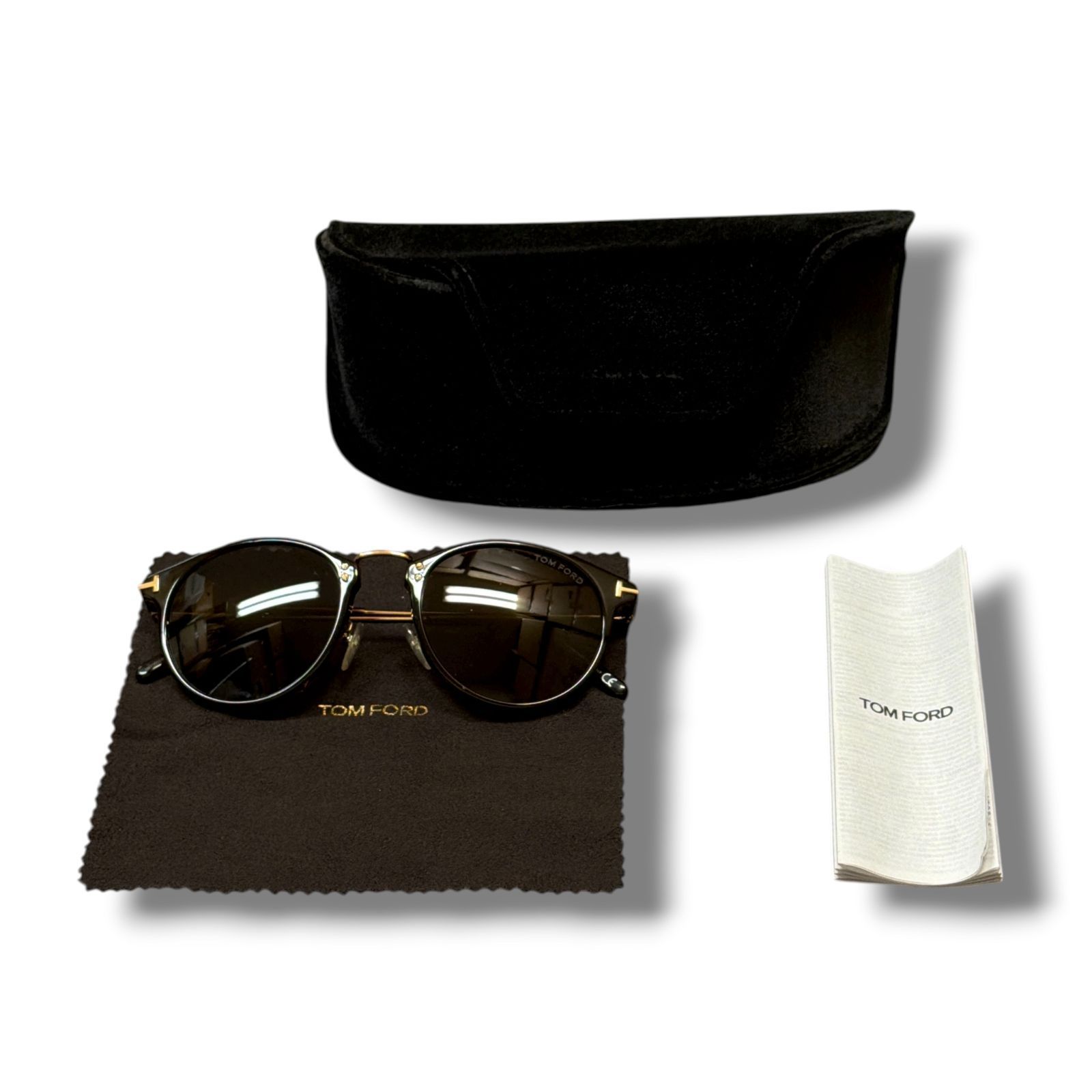 TOM FORD Jamieson サングラス 眼鏡 メガネ アイウェア ボストン トムフォード TF673 54J ブラウン 51□21 145 236M5