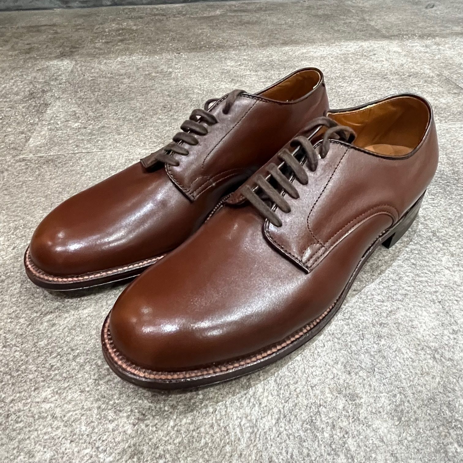 新品 ALDEN 53713 MIL SPEC PLAIN TOE プレーントゥ レザー シューズ ...