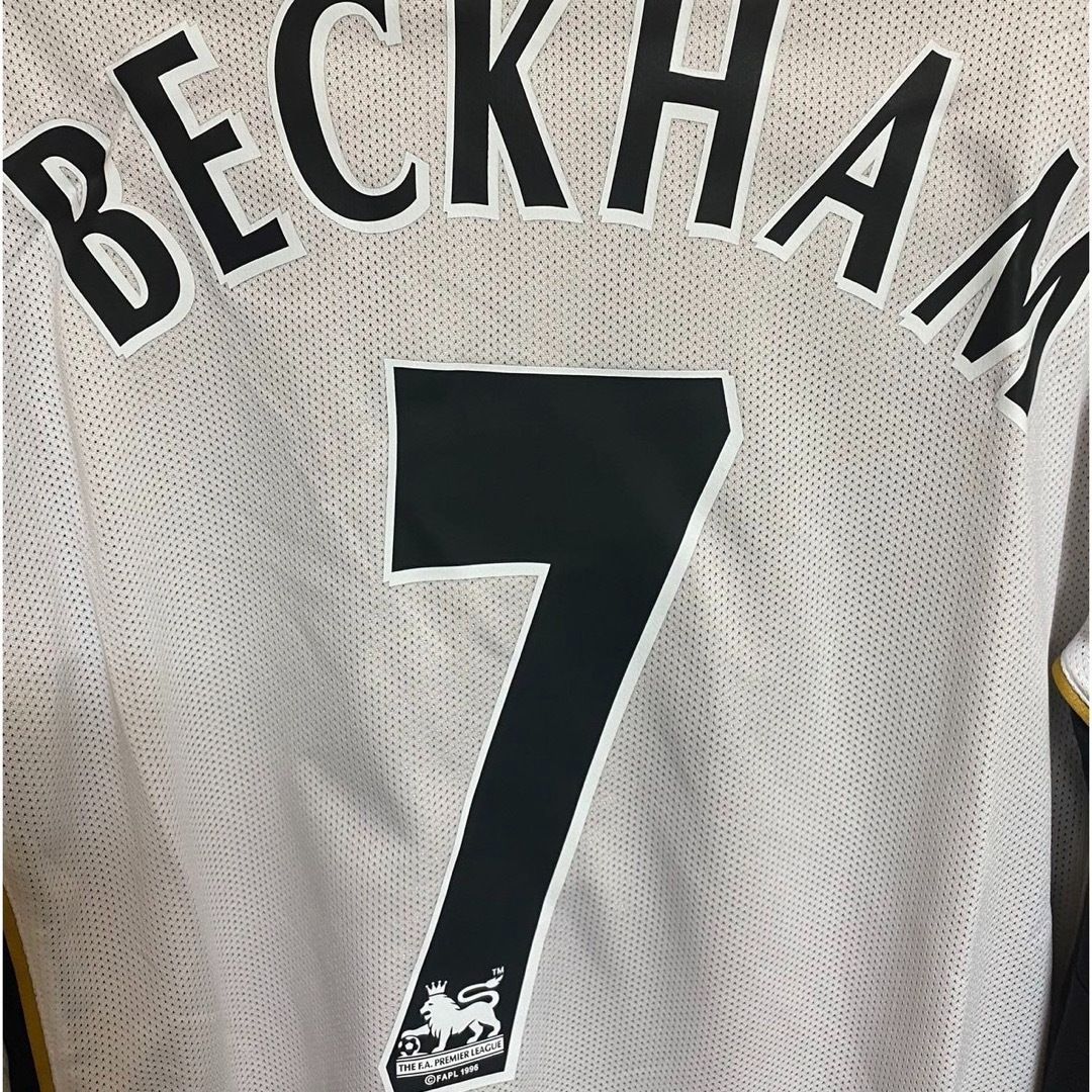 02-03マンチェスターU100周年 ベッカムリバーシブルユニフォーム 長袖