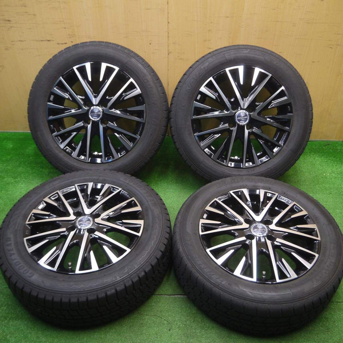 【美品！】225/65R17 スタッドレス【バリ溝】 バリ溝！21年！キレイ！9分☆日産 T32 エクストレイル 純正 225