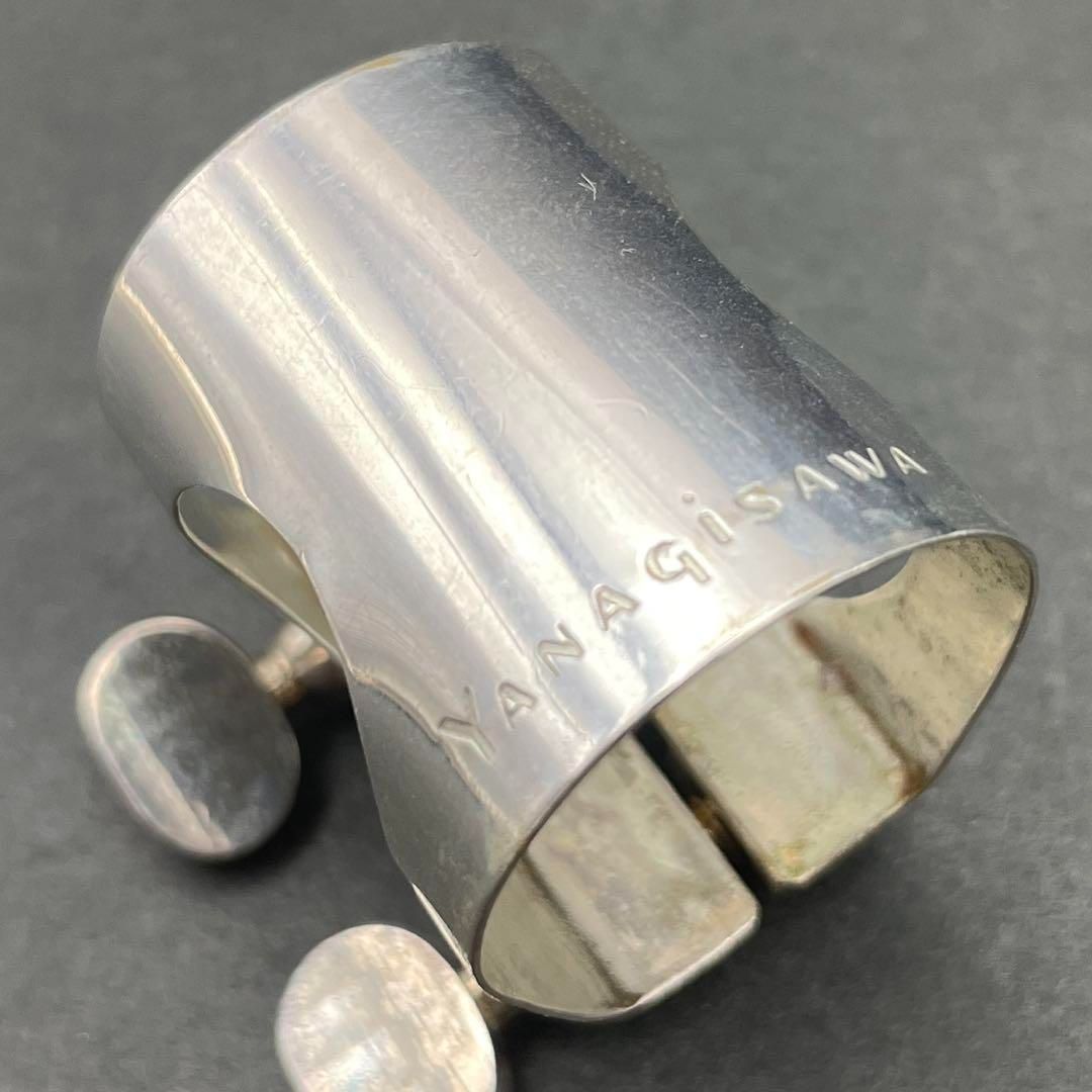 YANAGISAWA メタルマウスピース7番 リガチャー＆キャップ付