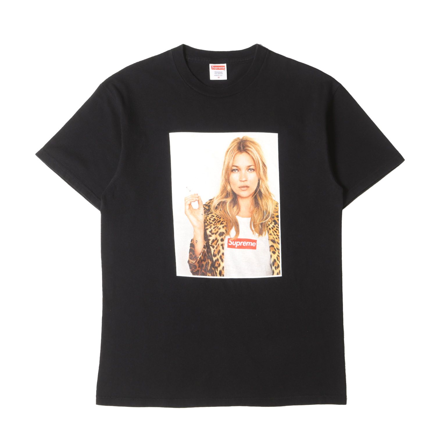 Supreme シュプリーム Tシャツ サイズ:M 12SS ケイト・モス フォト クルーネック Tシャツ Kate Tee ブラック 黒 トップス カットソー 半袖【メンズ】