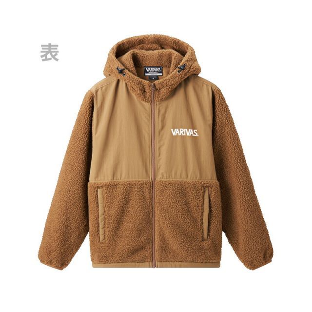 バリバス VAAW-34 ボアジャケットフーディー M モカブラウン | 釣具 釣り フィッシング