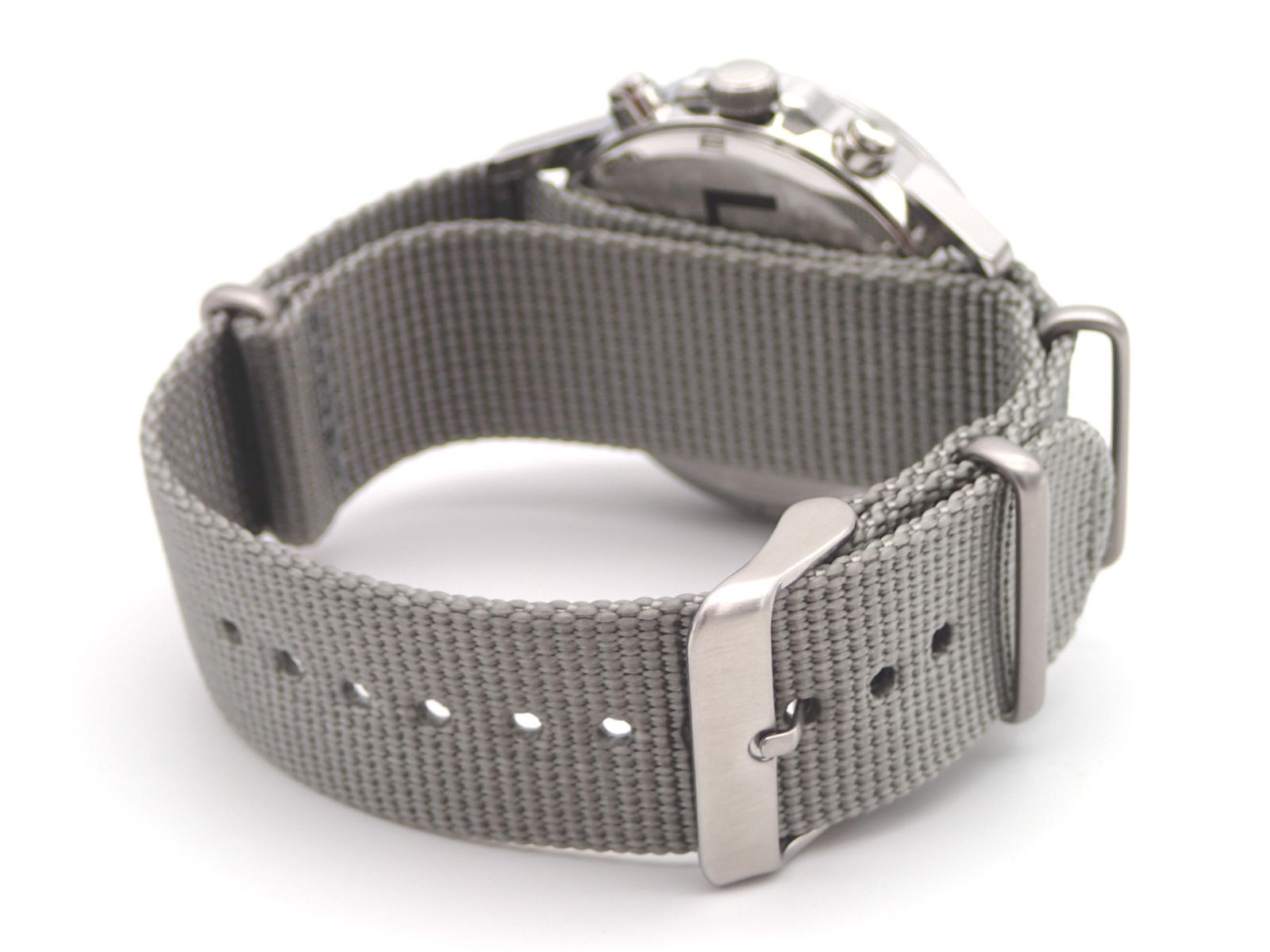 SEIKO LORUS Military Chronograph Watch LumiBrite Black Grey