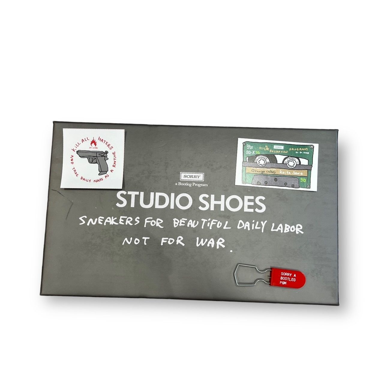 shii_ta01美品 SORRY A BOOTLEG PROGRAM  STUDIO SHOES