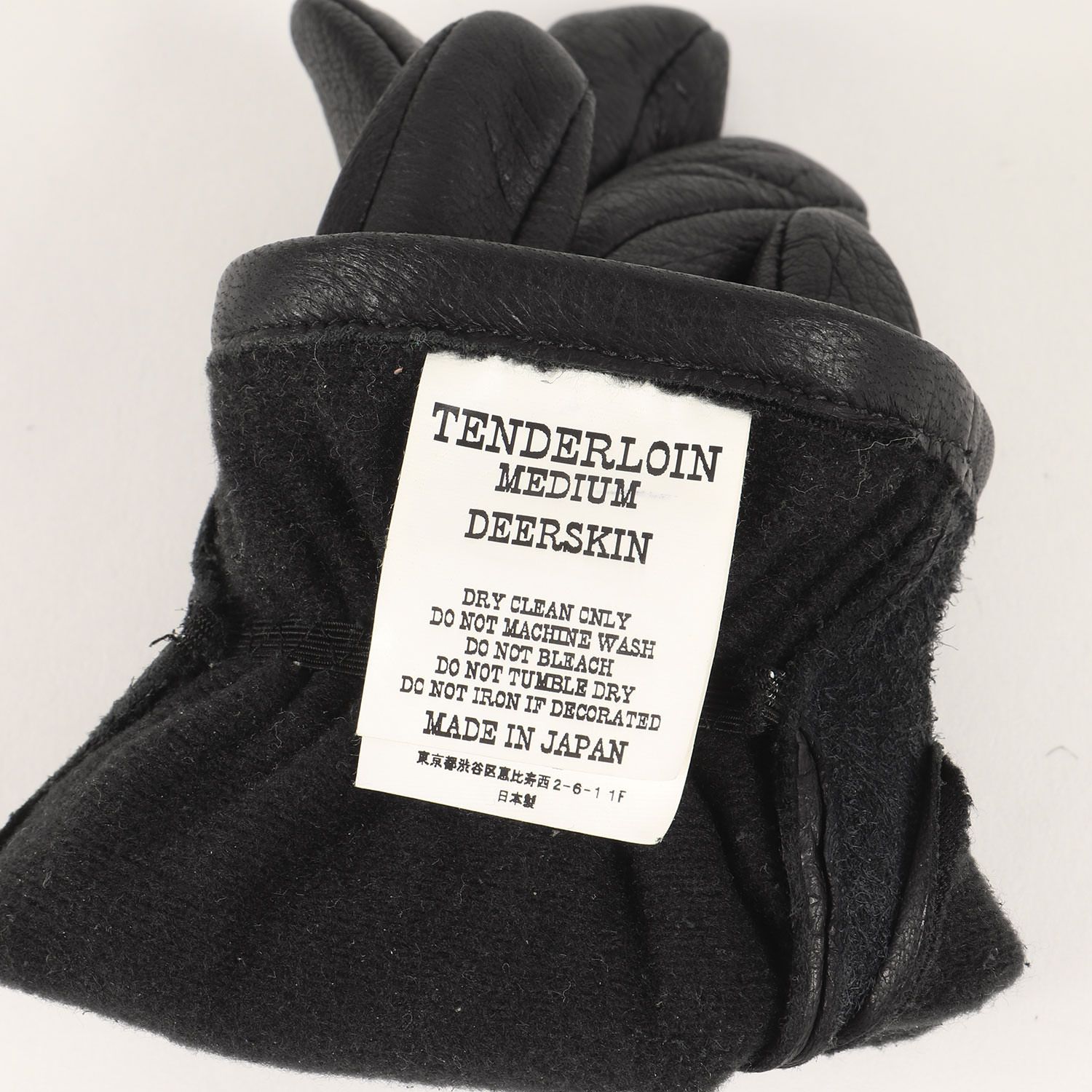 【美品】TENDERLOIN テンダーロイン ディアスキン レザーグローブ 美品 TENDERLOIN テンダーロイン サイズ:M ディアスキンレザー