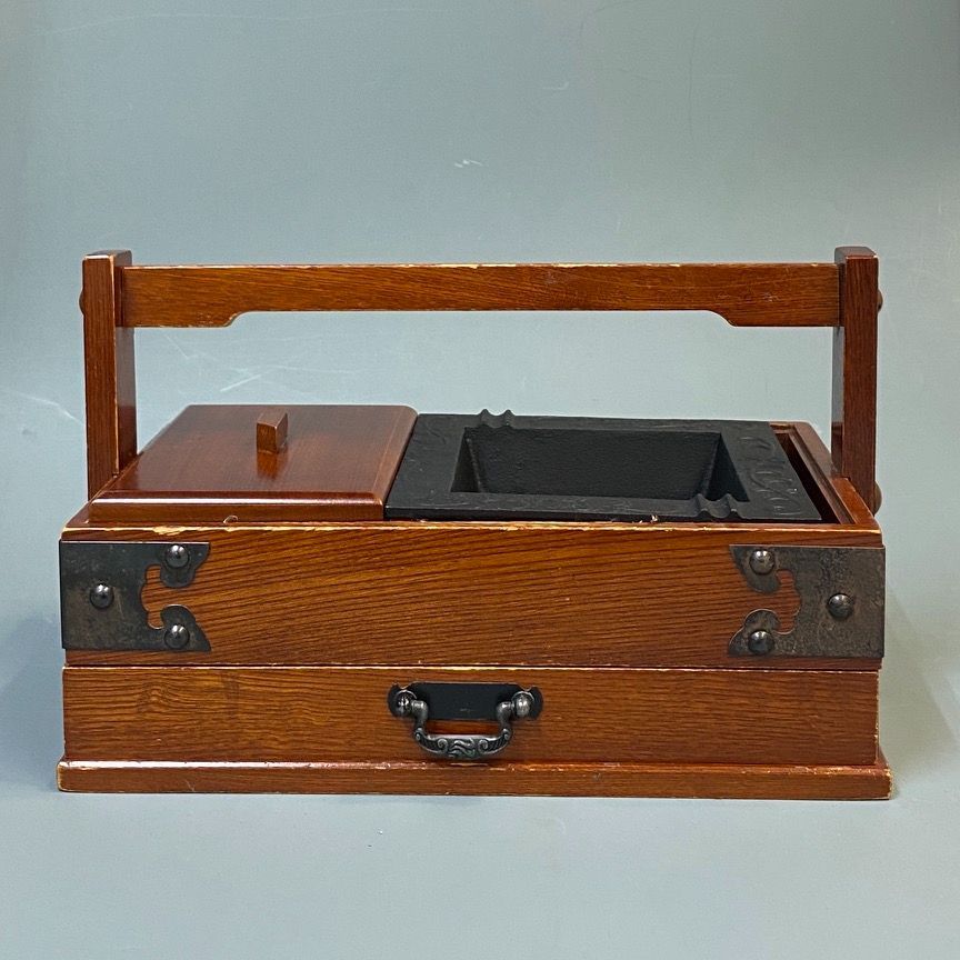 昭和レトロアンティーク 欅 ケヤキ入れ物 お盆 【公式通販】