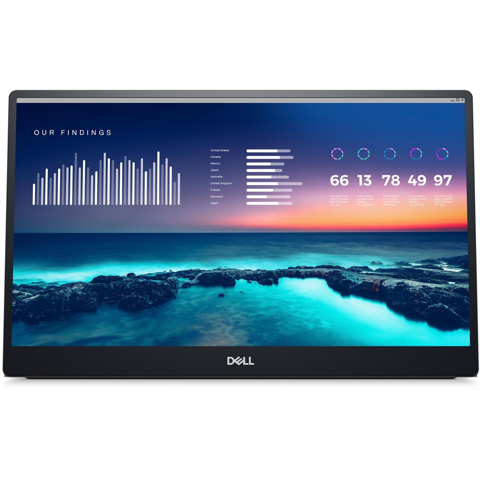 特価商品】Dell P1424H 14インチ ポータブルモニター (3年間交換/フルHD/IPS非光沢/USB  Type-Cx2/傾き調節/スリーブ付き) - メルカリ