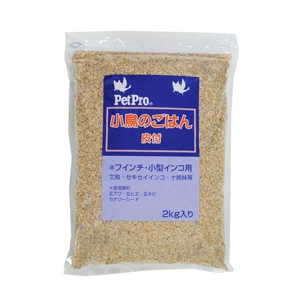 まとめ ペットプロ 小鳥のごはん 皮付 2kg ×6セット