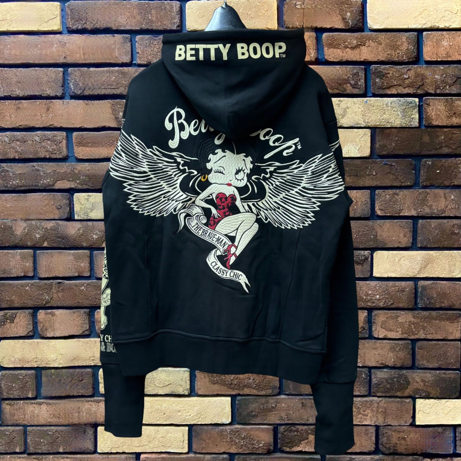 BETTY BOOP 裏毛ZIPパーカー】The BRAVE-MAN ブレイブマン コラボ