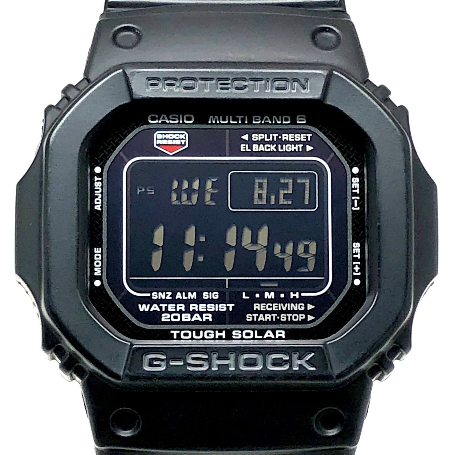 G-SHOCK GW-M5610 電波ソーラー　音波洗浄　反転液晶 G-SHOCK GW-M5610U-1BJF メンズ 電波ソーラー デジタル 樹脂