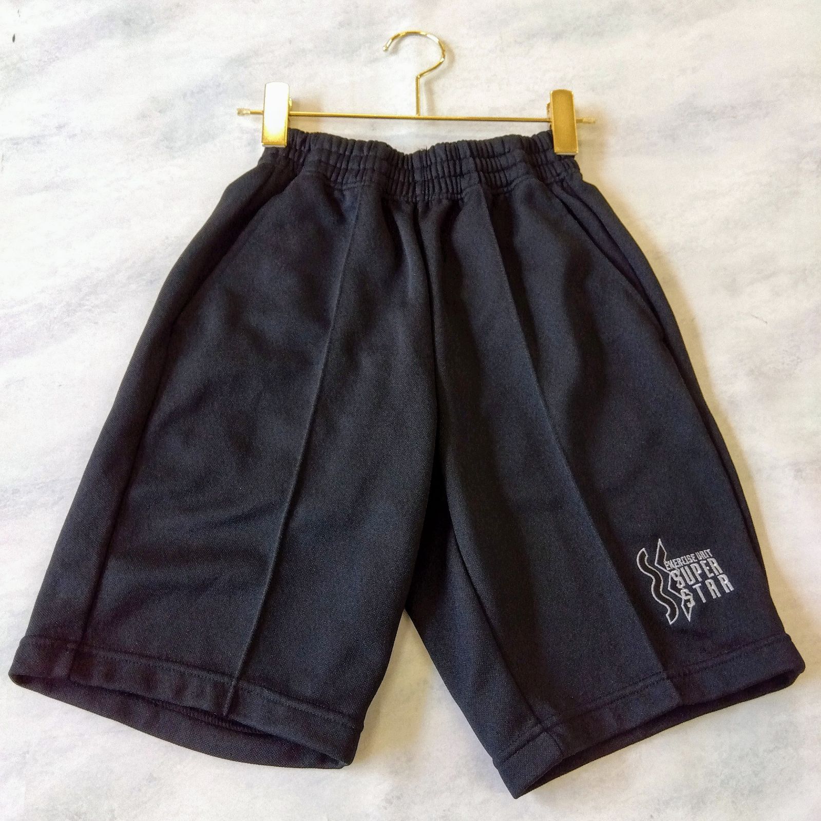 MIZUNO SUPER STAR 体操服 ハーフパンツ 150cm ブラック 記名