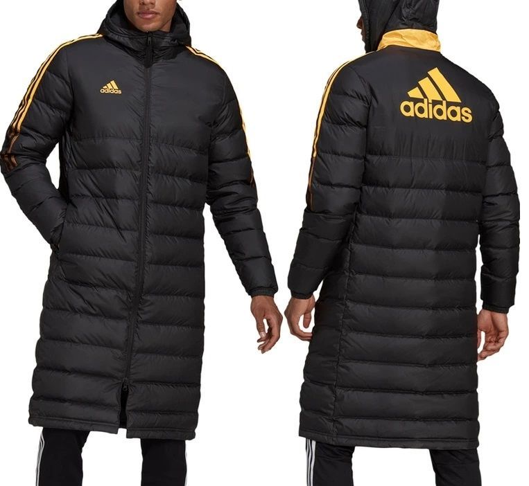 ラスト！値下げ【メンズ M 】未使用 定価22，000円 adidas アディダス ティロ 21 ロング ダウンコート 防風 除湿 はっ水加工 H38731