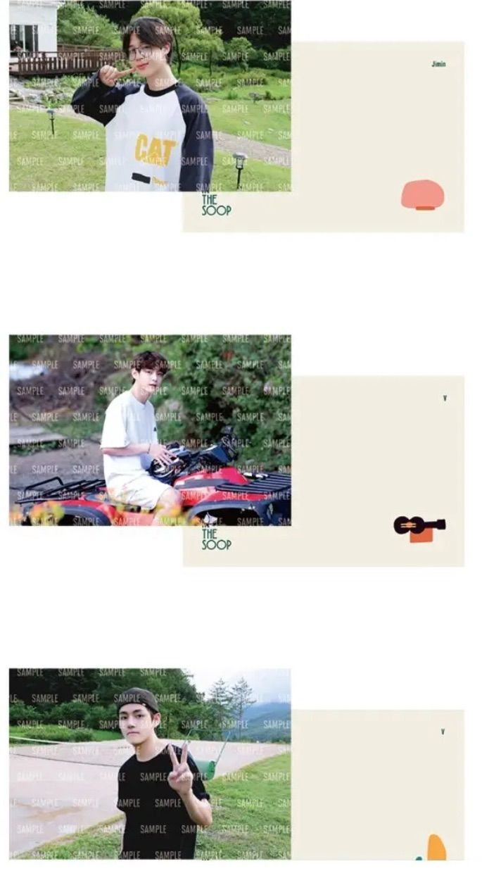 BTS IN THE SOOP ポストカードブック フォト スプ スープ 新品