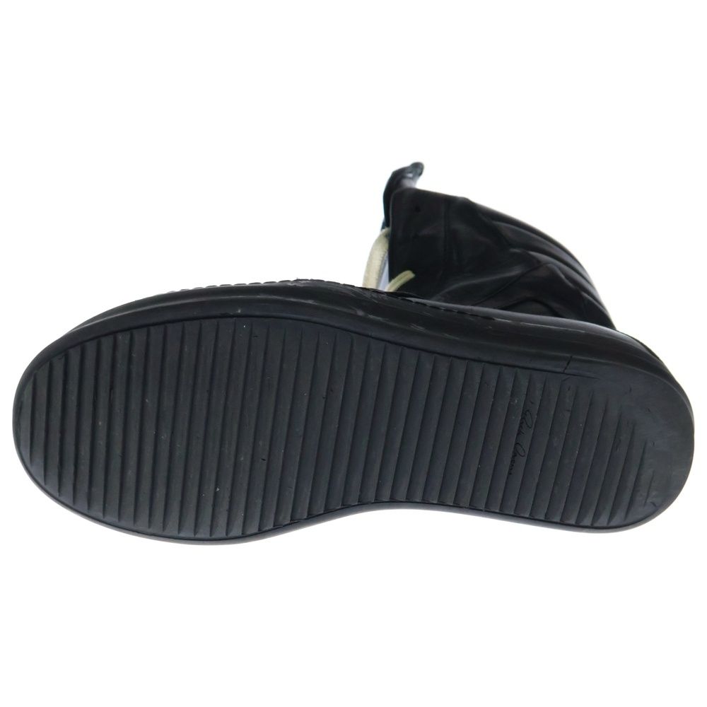 Rick Owens ブラック ジップ レザー ハイカット スニーカー 53871-d1_ea24e2d2-04c8-40dc-