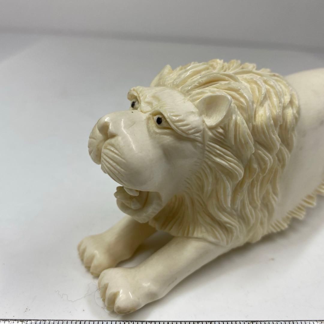上 ライオン 置物 212g トヒチ 東さ6-1105