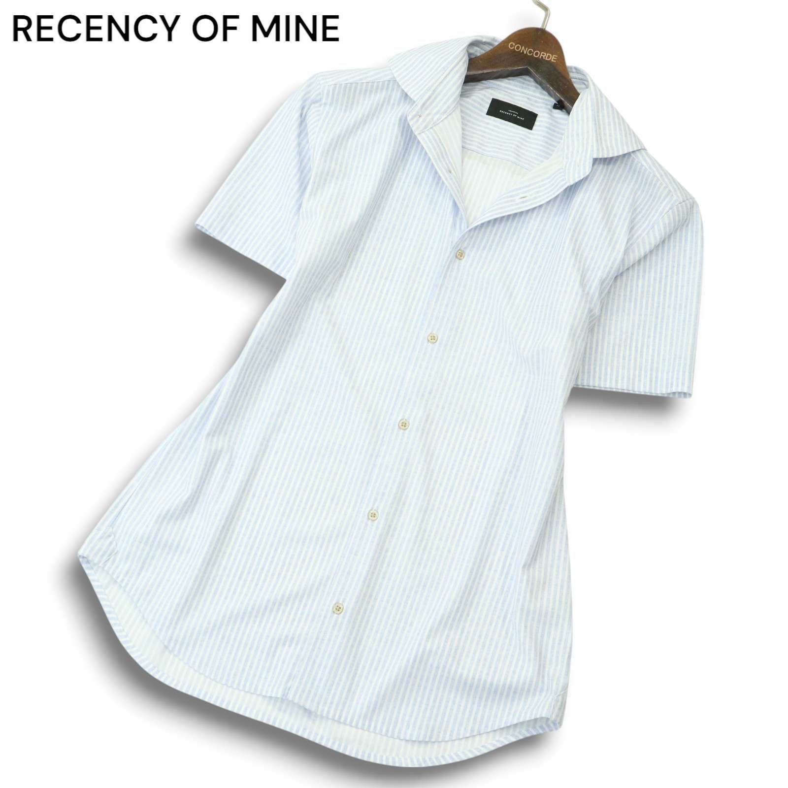 RECENCY OF MINE アバハウス 春夏☆ ストライプ ストレッチ 半袖 