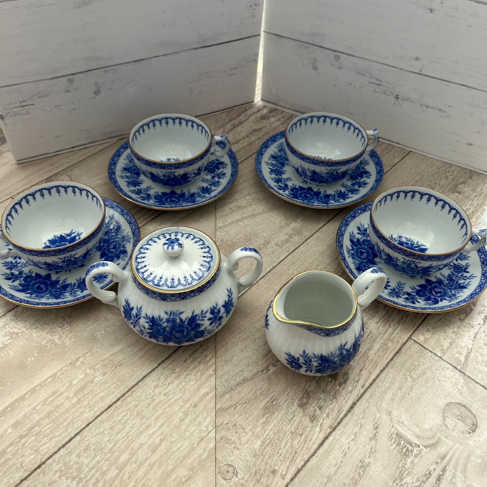 ティーグラスセット　ナルミ　ブルーキャセイ ティーグラスセット ナルミ ブルーキャセイ NARUMI ナルミ Blue Cathay