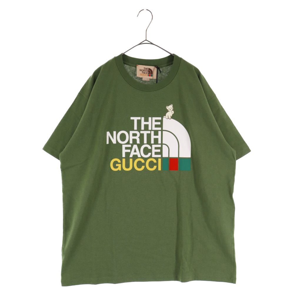 GUCCI (グッチ) 21AW×THE NORTH FACE ザノースフェイス キャット ロゴ