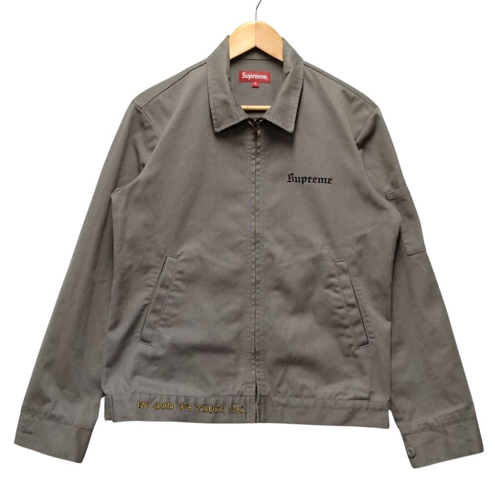 SUPREME シュプリーム 14SS Dead Kennedys Work Jacket デッドケネディ ワークジャケット グレー サイズS 正規品  / 35492 - メルカリ