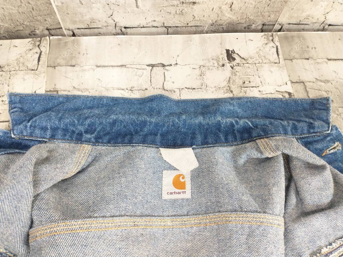 Carhartt インディゴ デニムジャケット Carhartt カーハート デニムジャケット Gジャン インディゴ
