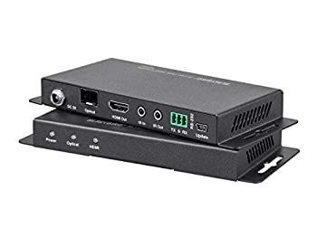 【中古】「非常に良い」Monoprice Blackbird 4?K光ファイバーHDMIエクステンダー、3300フィート、1000?m、4?K @ 60hz、IR、rs232、HDMI 2.0サポート 中古】 Monoprice Blackbird 4?K光ファイバーHDMIエクステンダー 3300