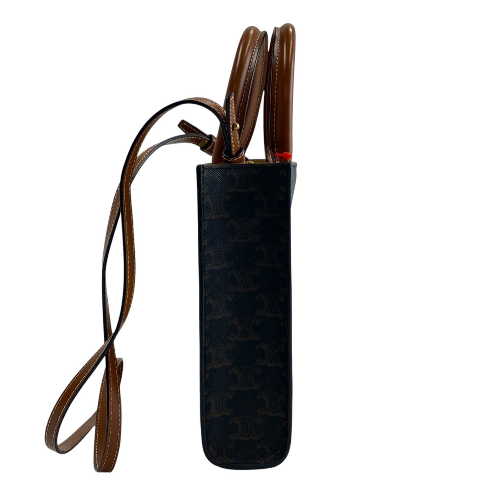 ○極美品 CELINE セリーヌ ミニバーティカルカバ 2WAY ハンド 