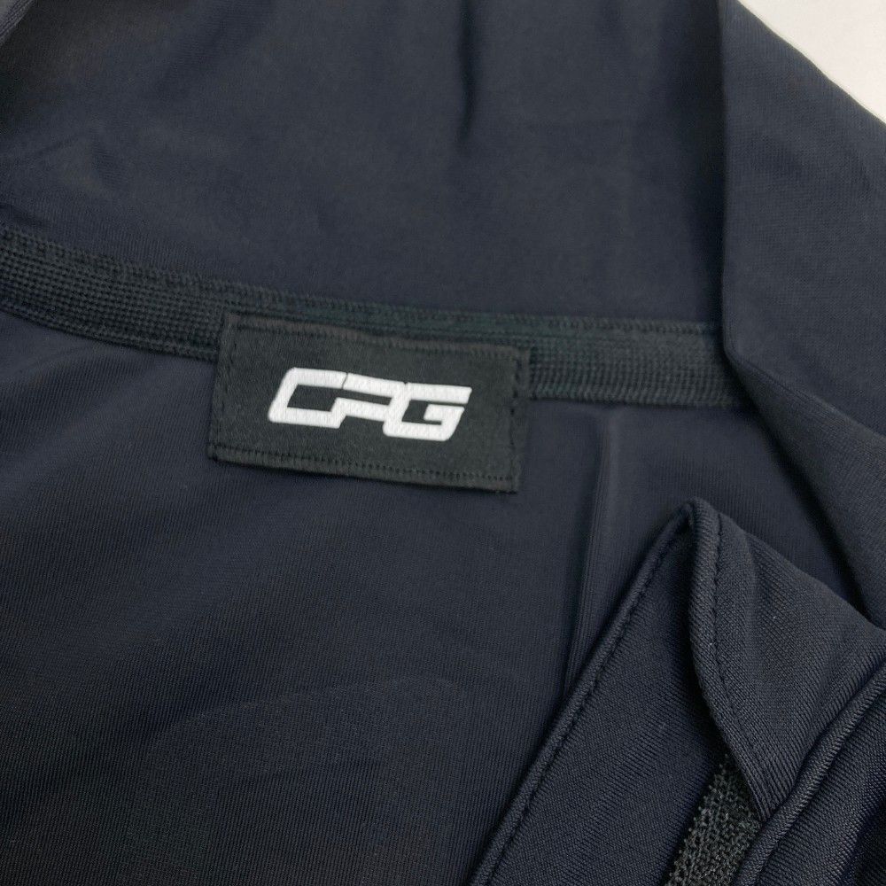 【CPG GOLF】美品♡ノースリーブワンピース ハーフジップ ブラック L サイズ：4 CPG GOLF シーピージーゴルフ ハーフジップ