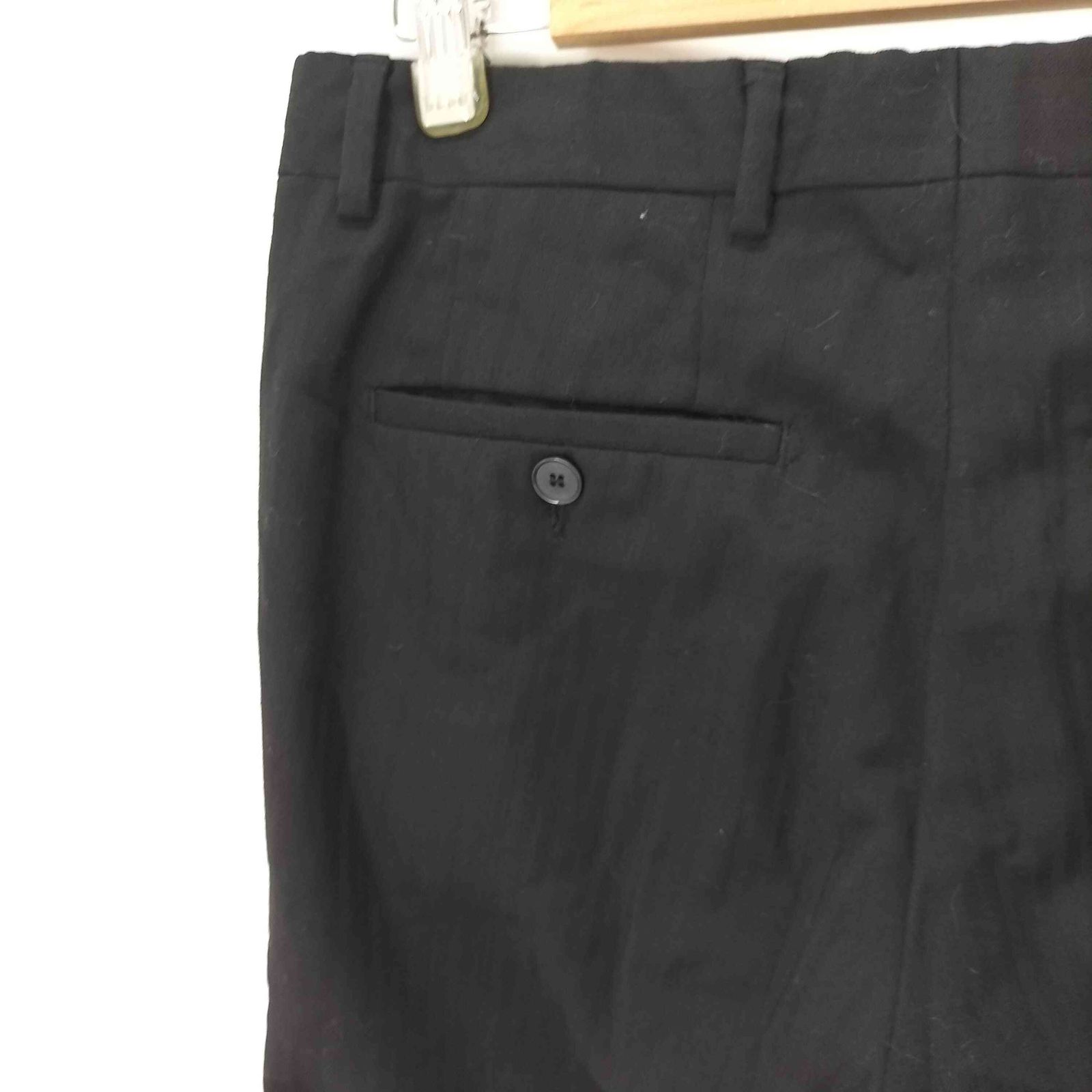 【DOLCE&GABBANA】ワイド ストライプ センタープレス スラックス 黒 Dolce & Gabbana ブラック スラックス 46 ホワイトライン｜Yahoo