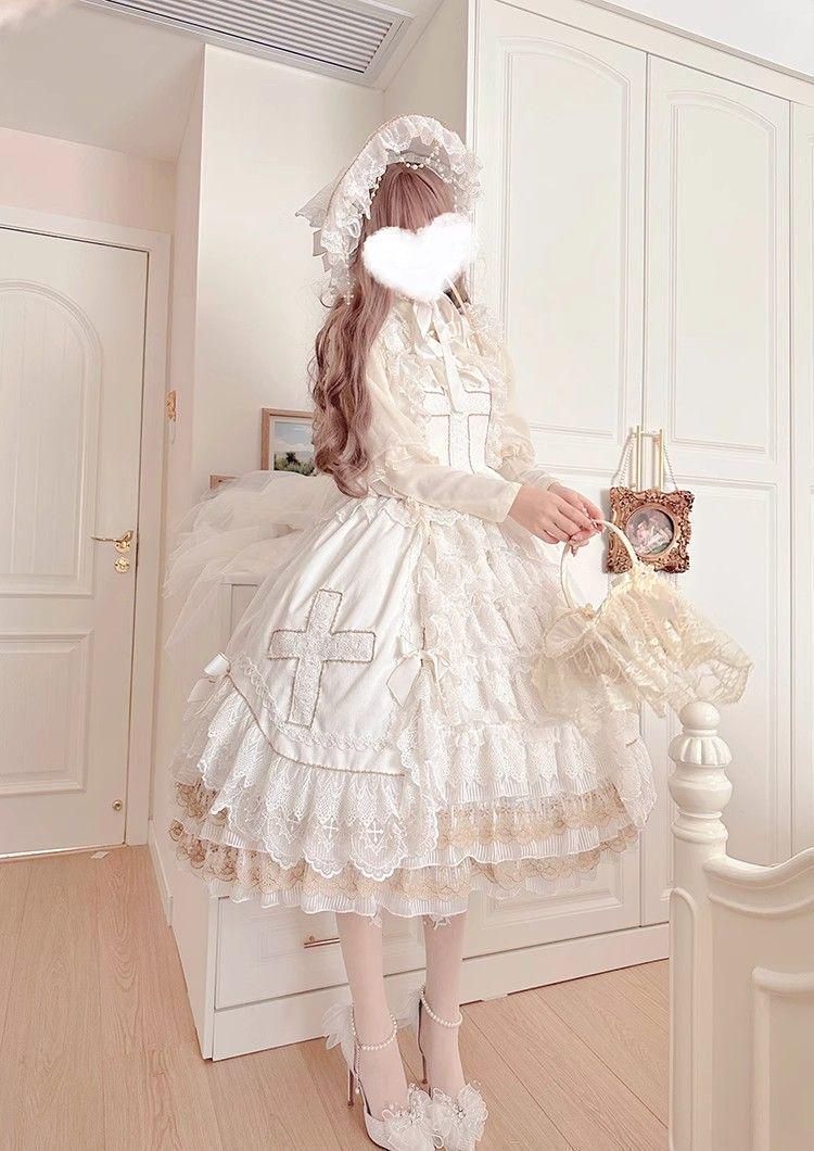 LT-87 豪華姫系 lolita 可愛 レトロ風 オリジナル 洋服 ロリータ ワンピース 美しい刺繍