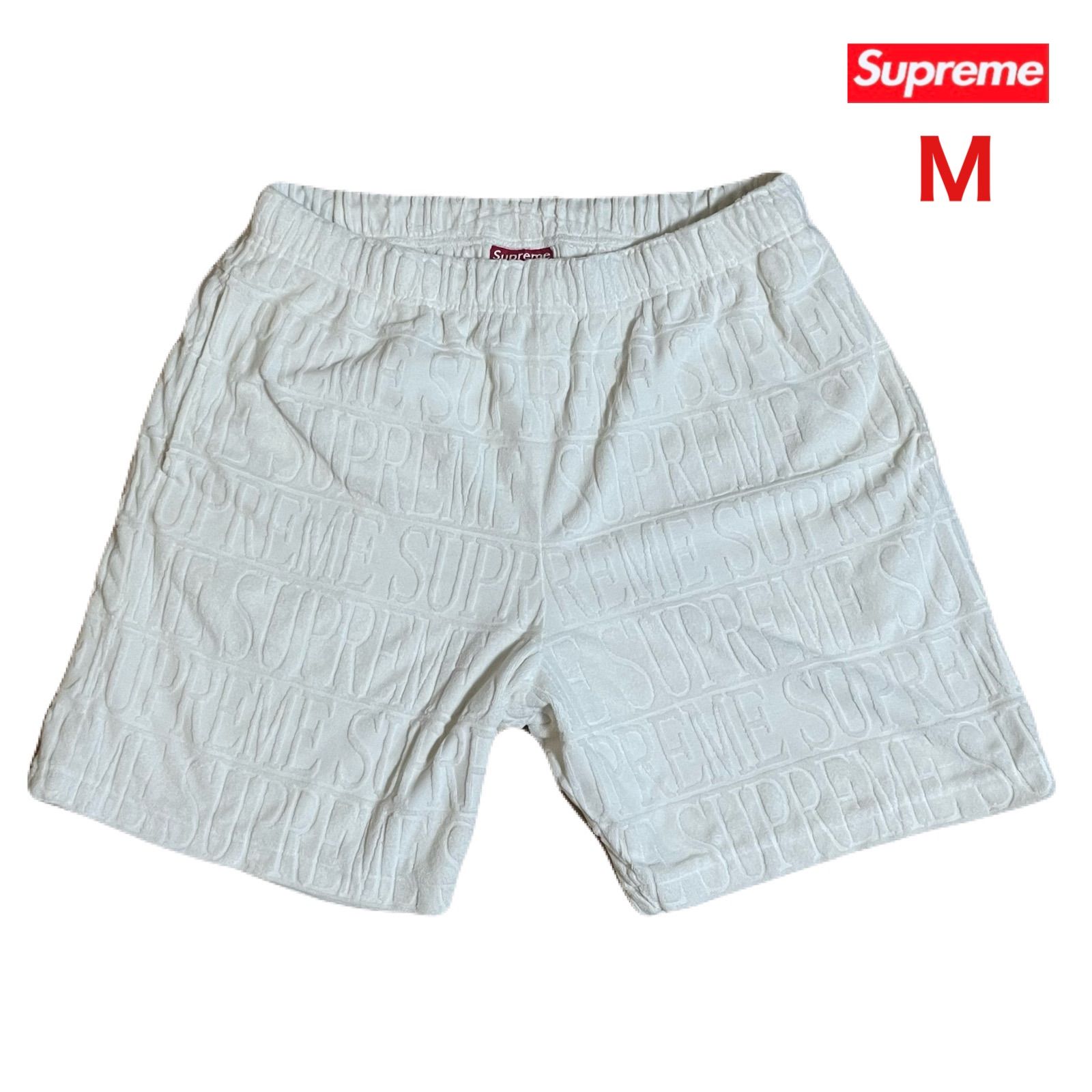 Supreme 17ss Logo Stripe Terry Short