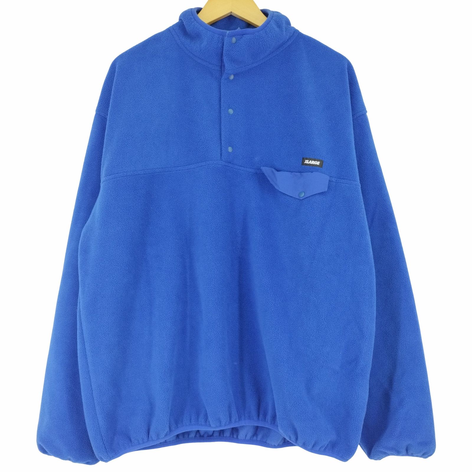 エクストララージ XLARGE BUTTON-UP FLEECE PULLOVER フリース