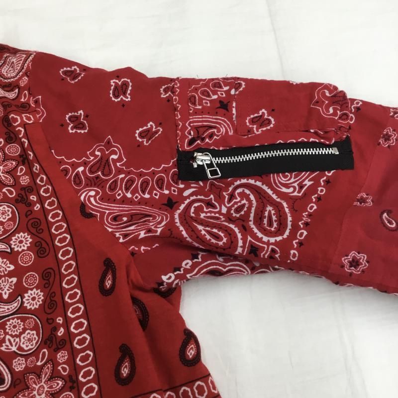 OLDPARK バンダナ柄ジャケット 赤