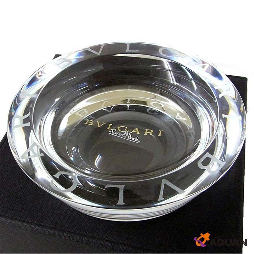 BVLGARI ブルガリ ローゼンタール クリスタル アッシュトレイ 灰皿 ブルガリブルガリ スモール aq11756