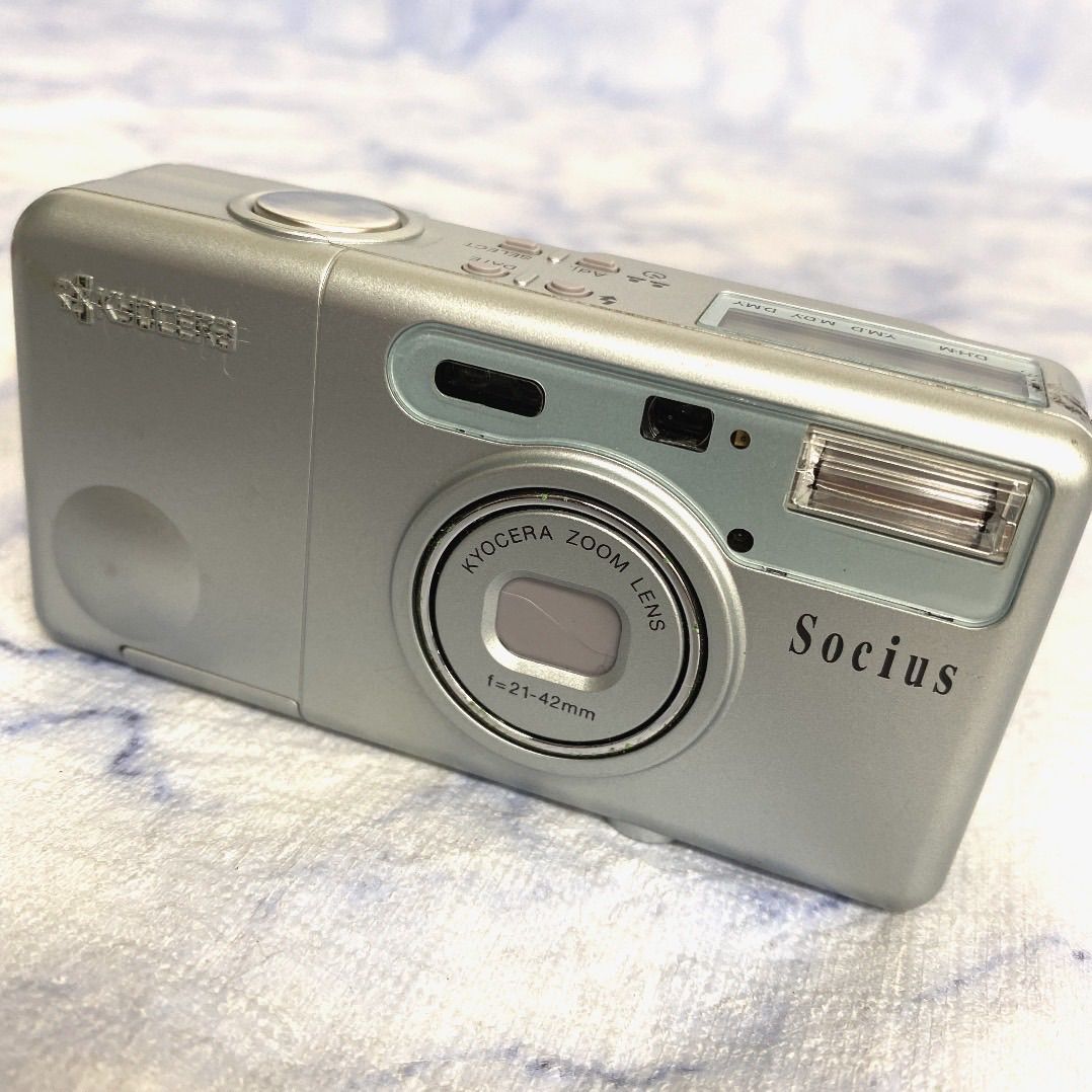 ジャンク品】KYOCERA 京セラSocius コンパクトフィルムカメラF29 - メルカリ