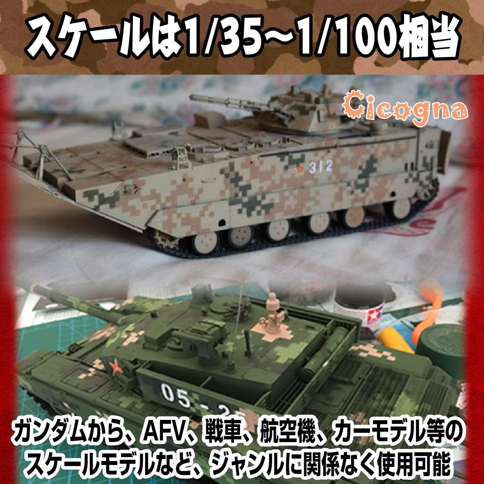 タイプB [Cicogna] 塗装 スプレー テンプレート デジタル カモフラージュ 迷彩 ステンシルシート プラモデル 模型 AFV 戦車 ガンプラ  エアブラシ テクスチャー 1/35-1/100 (タイプB) - メルカリ