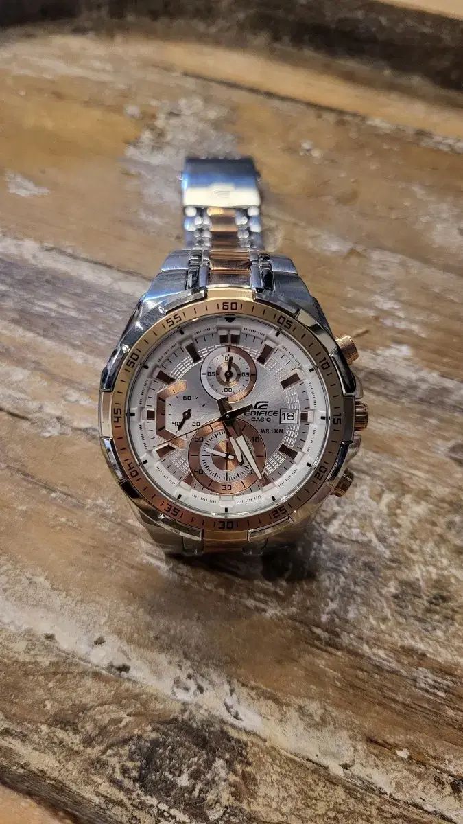 CASIO カシオ EDIFICECASIO エディフィス カシオ メタル 時計 コンビ EFR ー 539SG 7A5V