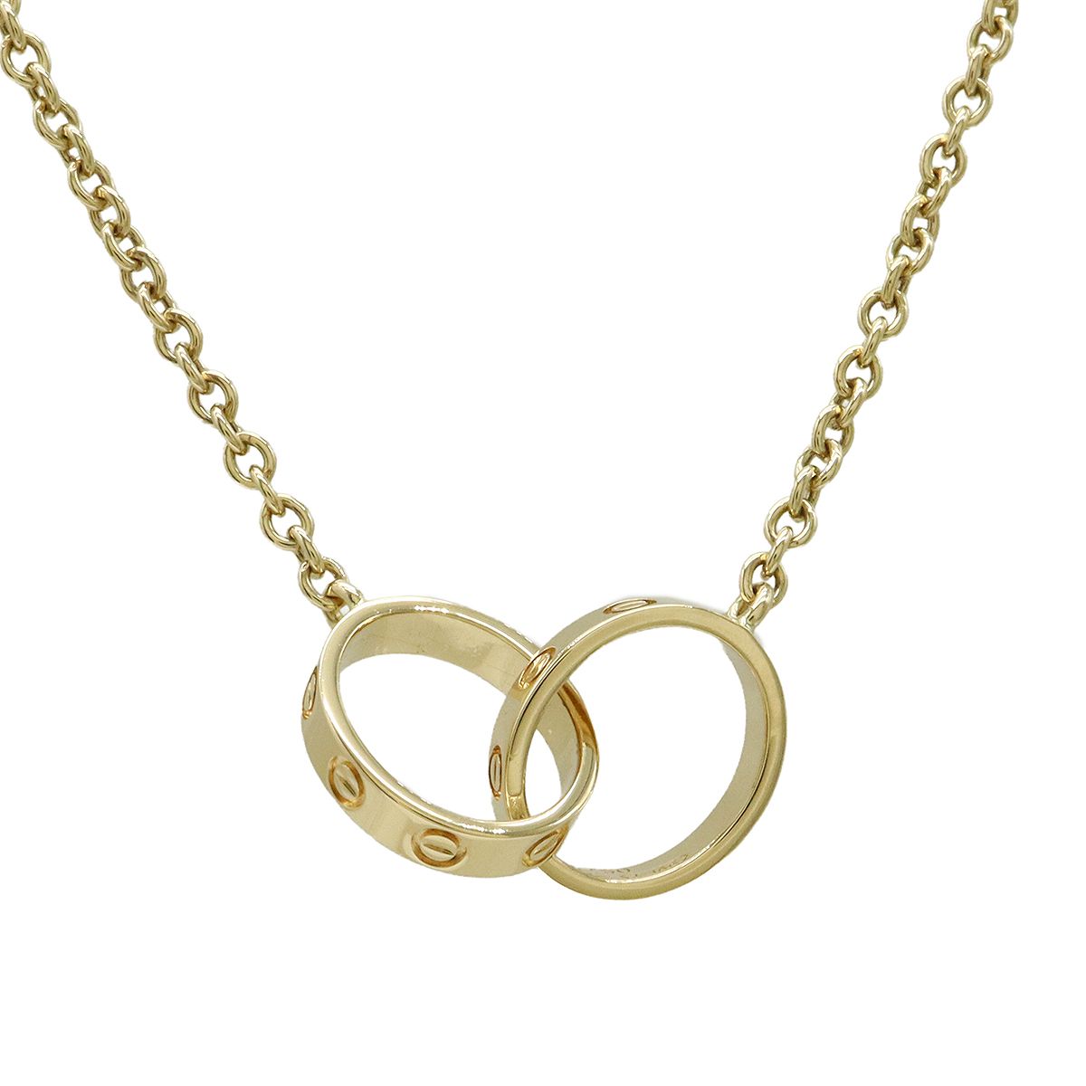 Cartier カルティエ ベビーラブ ネックレス ラブ LOVE LΘVE ペンダント K18YG 750YG イエローゴールド B7212400