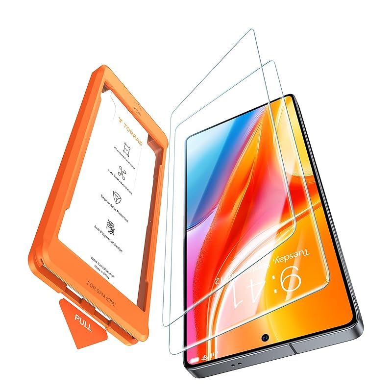 TORRAS Galaxy S25 Ultra 用 ガラスフィルム 航空宇宙材料 米軍