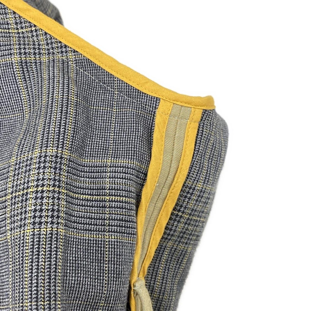 全品本物! エンフォルド トレンチコート サイズ36 S レディース - カーキ×ダークグレー×マルチ 長袖 リバーシブル グレンチェック柄 秋 冬