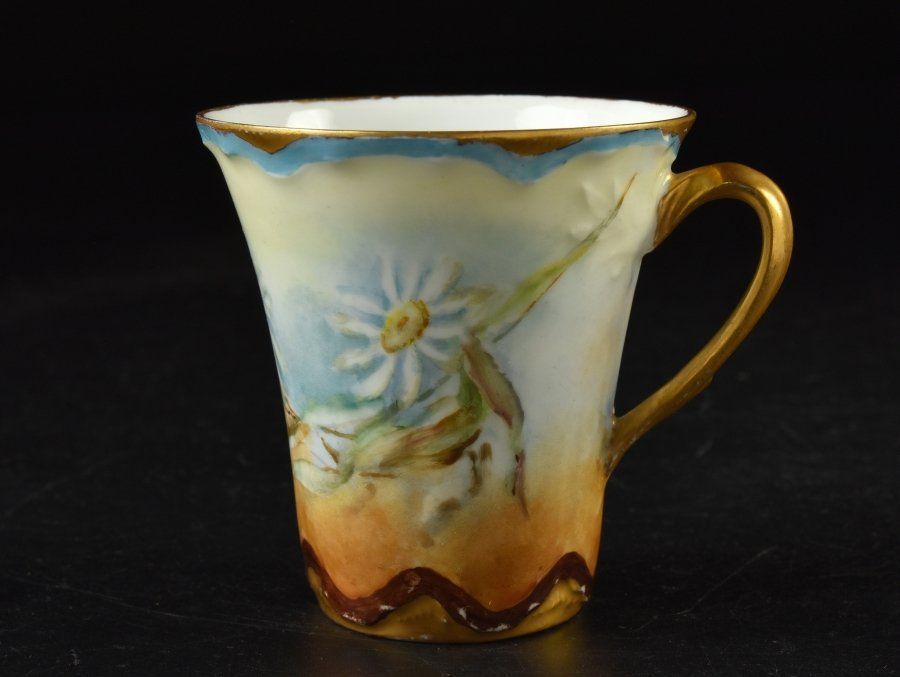 蔵A2038f アビランド リモージュ フランス アンティーク カップ＆ソーサー