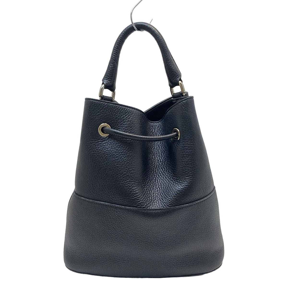 値下げ不可　FURLA ドローストリングバッグ STACY Mサイズ ブラック FURLA（フルラ）の「ステイシー ドローストリングバッグ